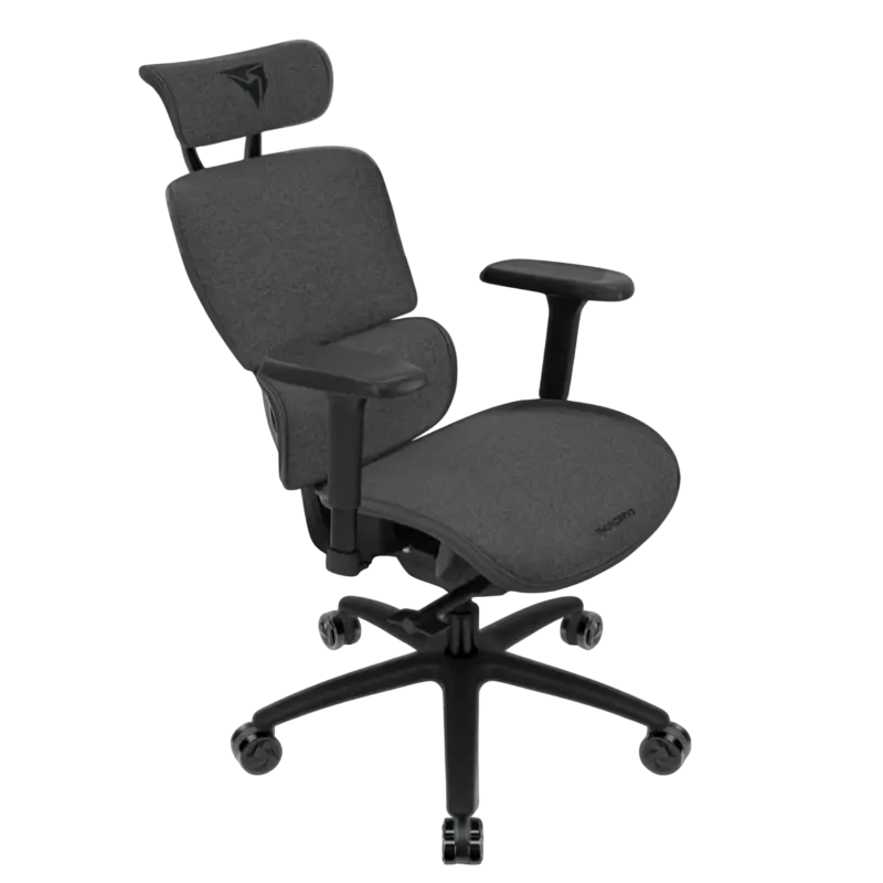 Scaun de birou ThunderX3 XTC Loft PU Piele,Plasă Respirabilă Gri inchis