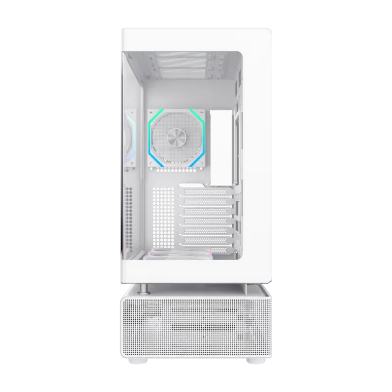 Carcasă PC Gamemax N80 WH Midi-Tower Alb