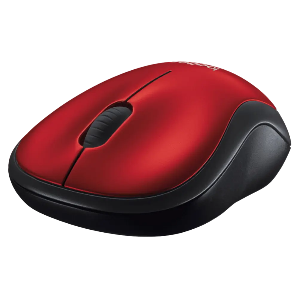 Беcпроводная мышь Logitech M185 Беспроводное Красный