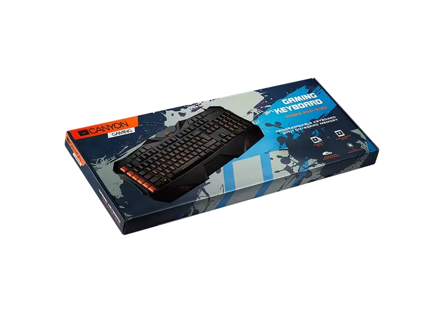 Tastatură Canyon Fobos Membrană Negru