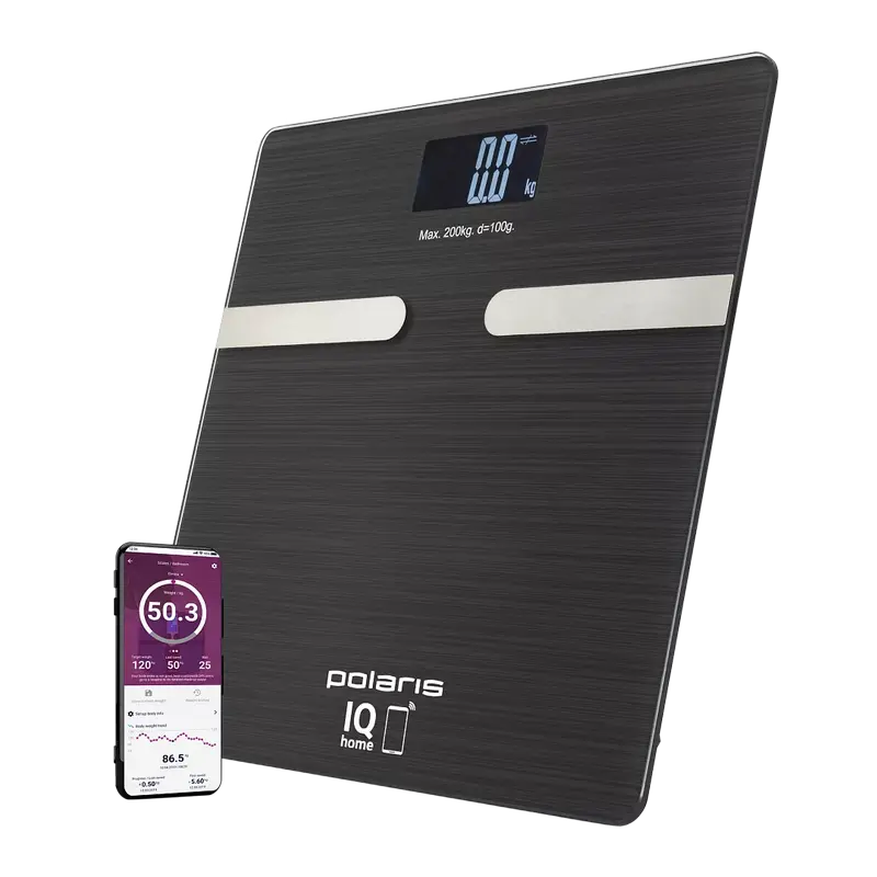 Электронные напольные весы Polaris PWS 1892 IQ Home Серый