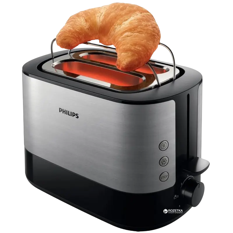 Тостер Philips Viva Collection Серебристый