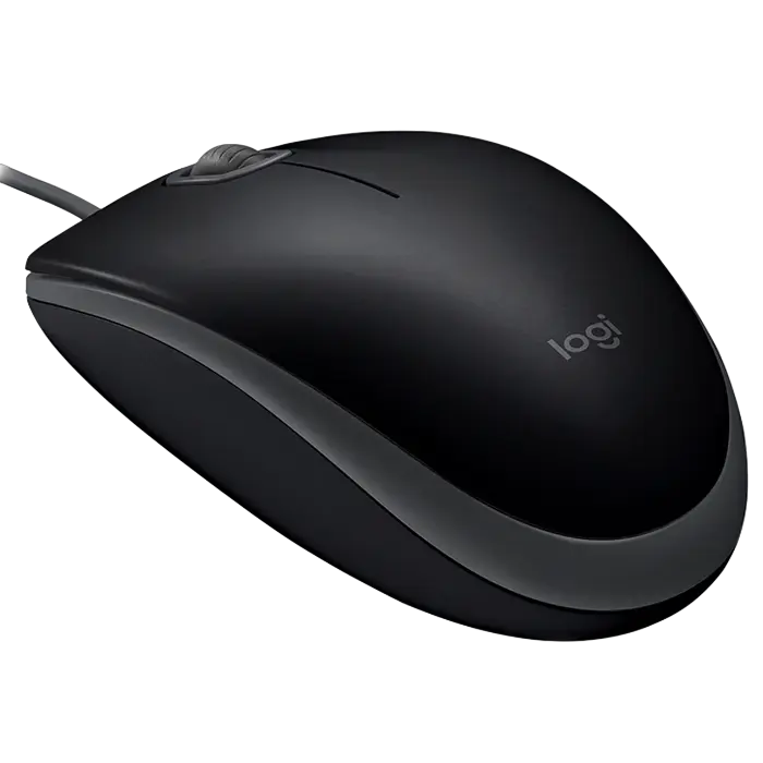 Мышь Logitech B110 Silent Проводное Чёрный