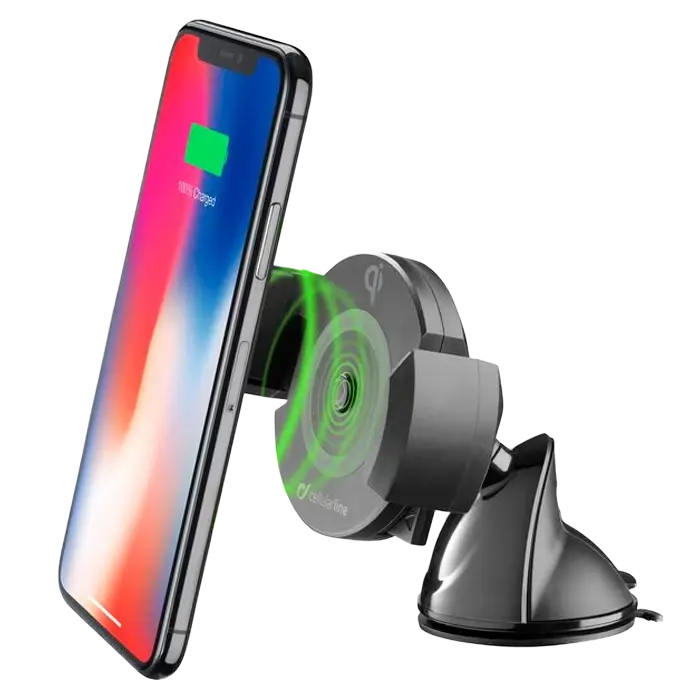 Автомобильный держатель Cellularline Pilot Active Wireless Черный