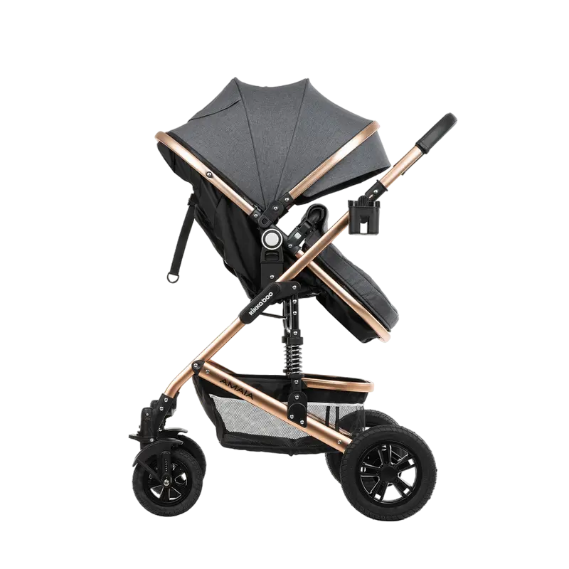 Коляска 3-в-1 Kikka Boo Amaia Серый