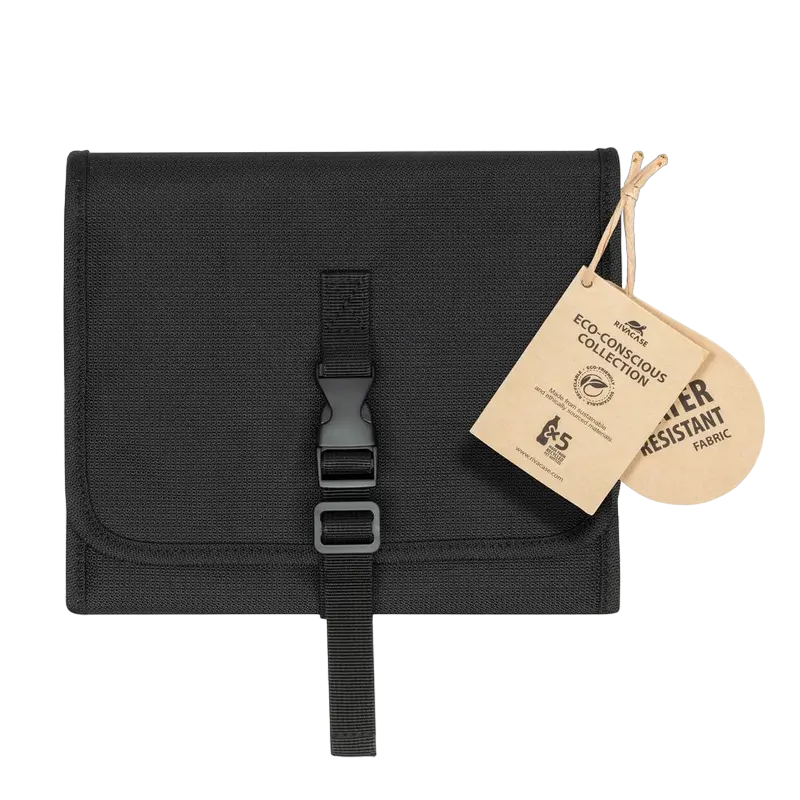 Дорожный органайзер Rivacase ECO Travel toiletry Чёрный