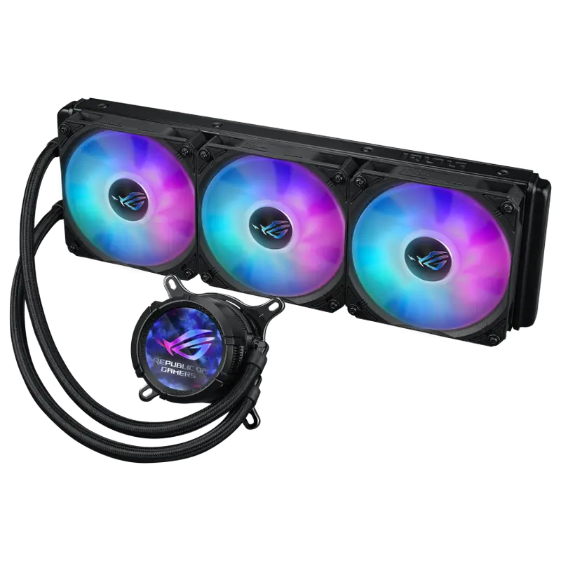 Кулер для процессора ASUS ROG Strix LC III 360 ARGB LCD 120 мм