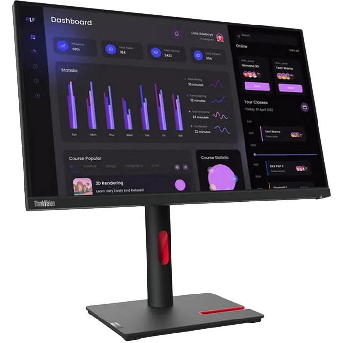 Монитор Lenovo ThinkVision T27i-32 Чёрный