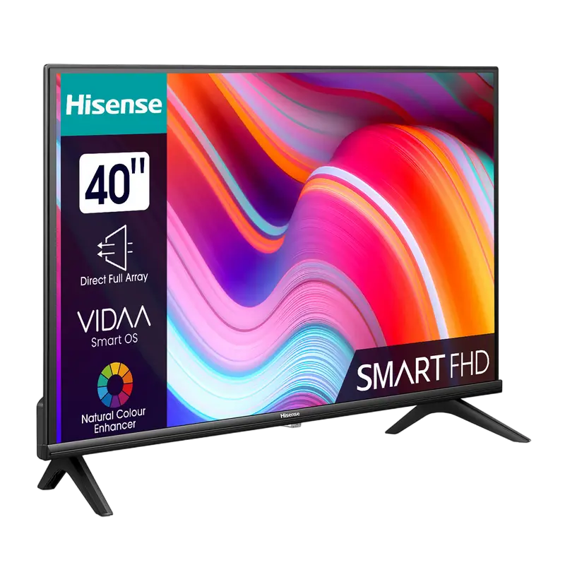 40" LED SMART Телевизор Hisense 40A4K Черный
