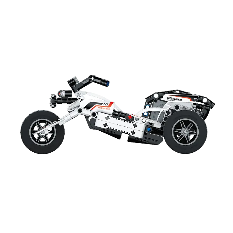 Конструктор iM.Master Pull Back Motorbike Белый