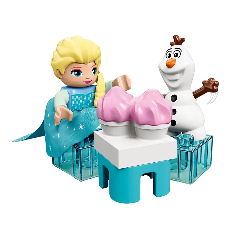 Constructor LEGO Elsa and Olaf's Tea Party Albastru
