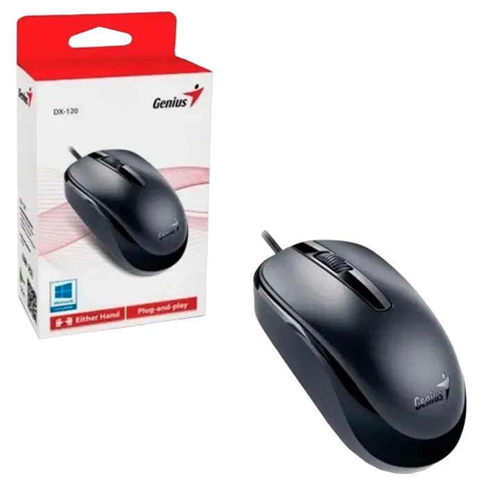 Мышь Genius DX-120 Проводное Чёрный