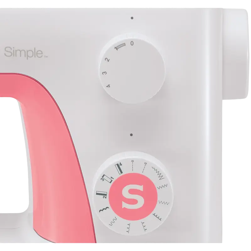 Mașină de cusut Singer Simple 3210 Coral Alb