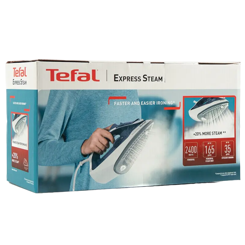 Утюг Tefal Express Steam Темно-синий