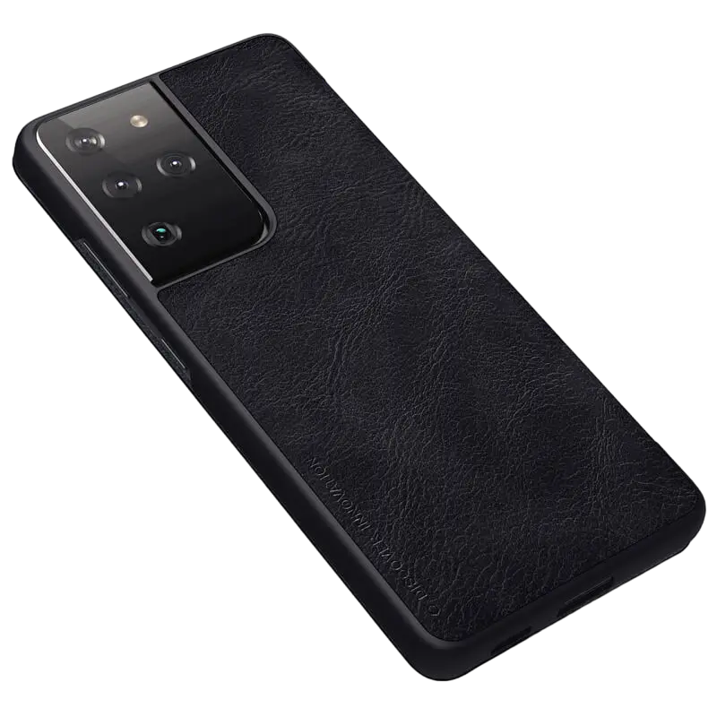 Husă Nillkin Samsung Galaxy S21 Ultra Qin LC Qin Negru