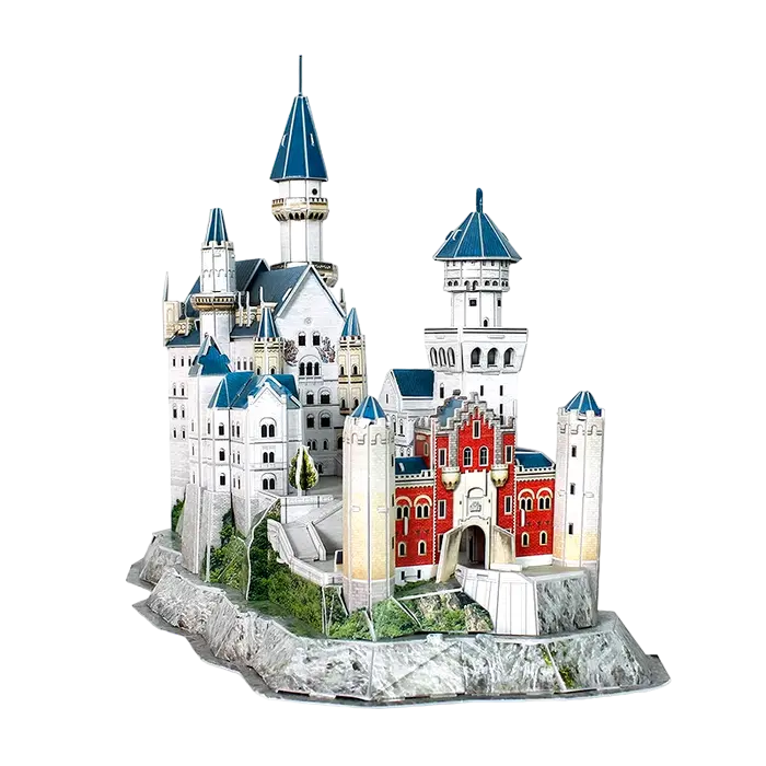 Puzzle 3D CubicFun Neuschwanstein Castle Alb