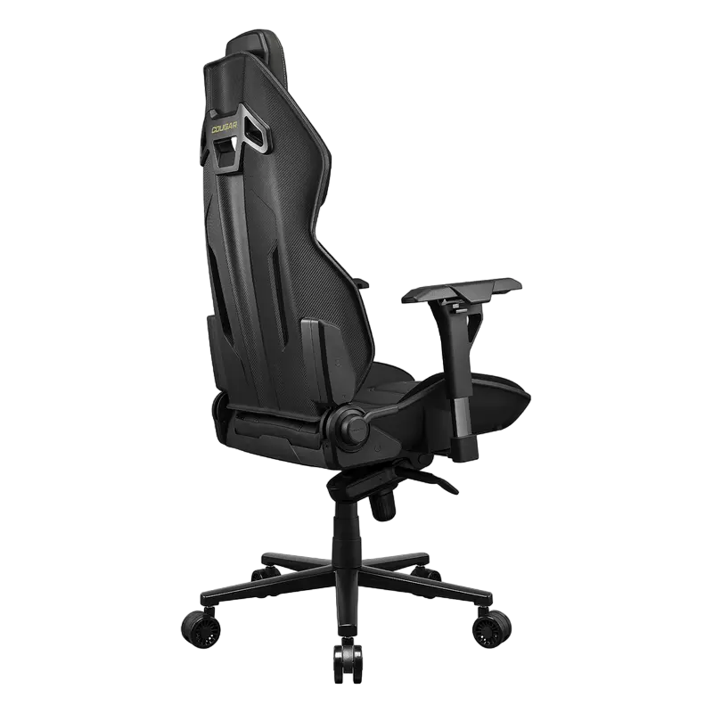 Игровое кресло Cougar Hotrod Royal ПВХ Кожа Черный/Золотой