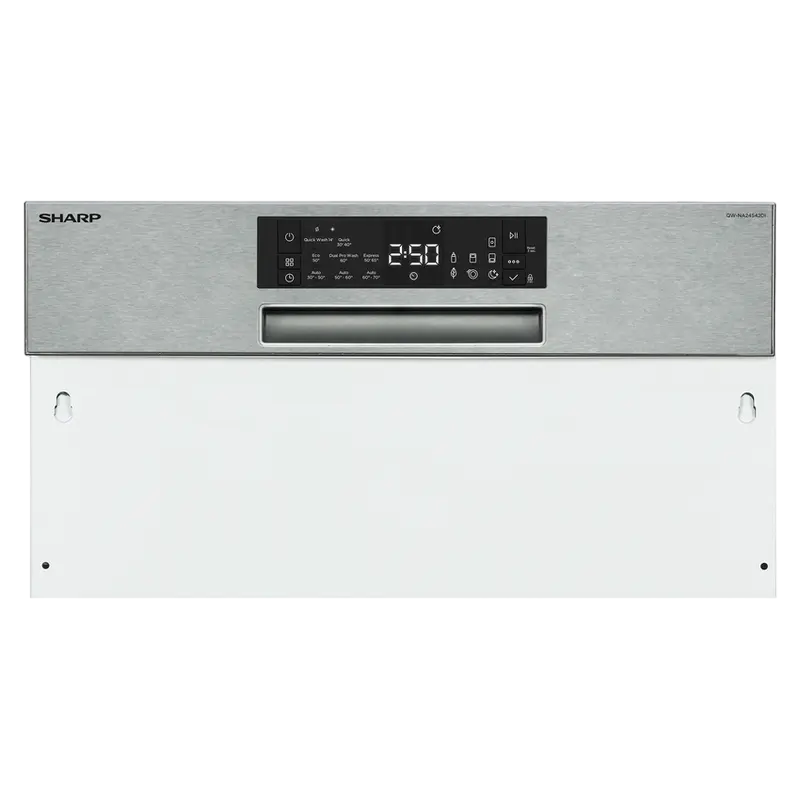 Посудомоечная машина Sharp QWNA24S42DIEU Нержавеющая сталь