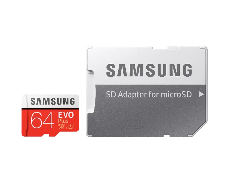 Карта памяти Samsung EVO Plus MicroSD 64ГБ