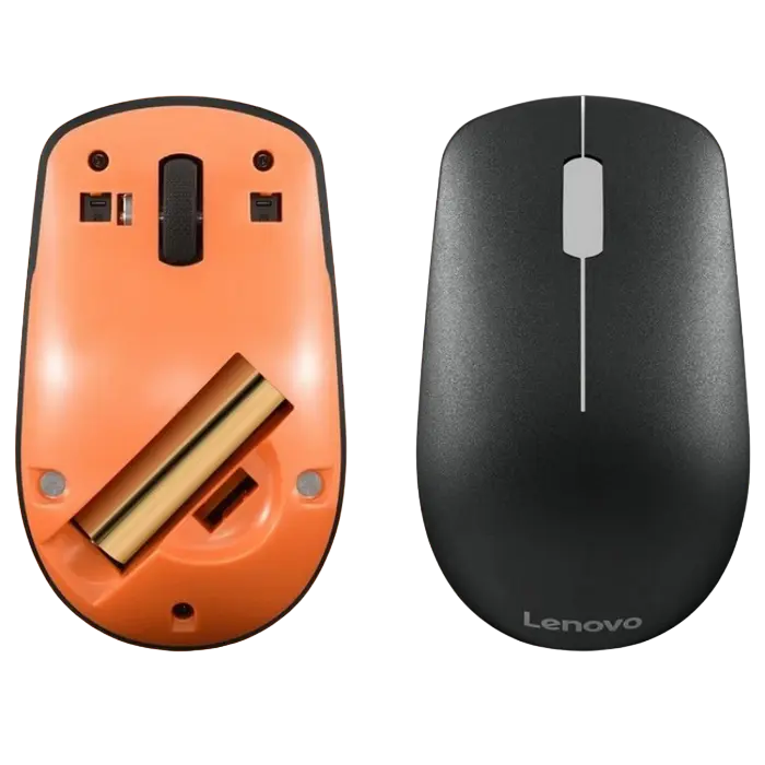 Беcпроводная мышь Lenovo 400 Беспроводное Чёрный