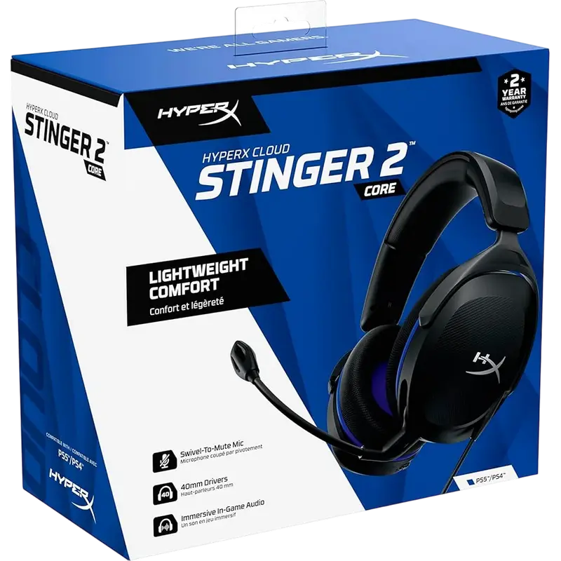 Căști HyperX Cloud Stinger 2 Core Negru