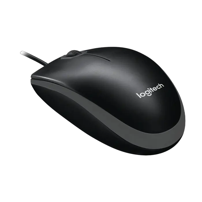 Мышь Logitech B100 Проводное Чёрный
