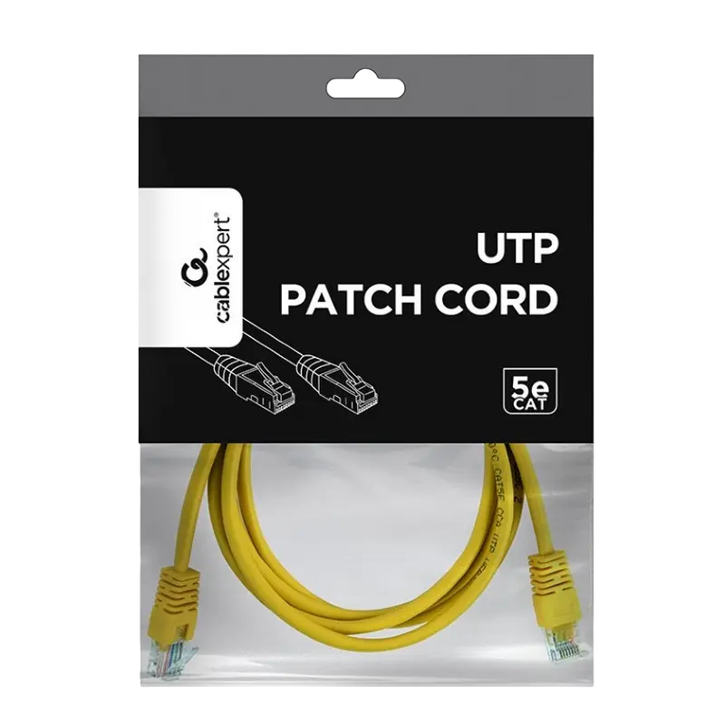 Патч-корд Cablexpert PP12-1.5M/Y Жёлтый