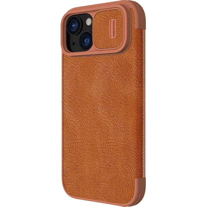 Husă tip carte Nillkin Apple iPhone 15 Qin Pro Qin Pro Maro
