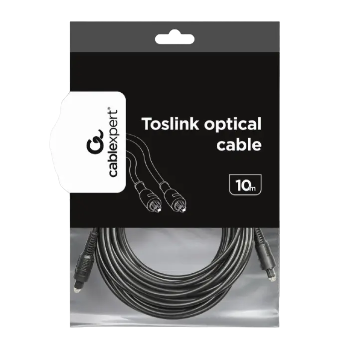 Аудиокабель Cablexpert CC-OPT-10M Черный