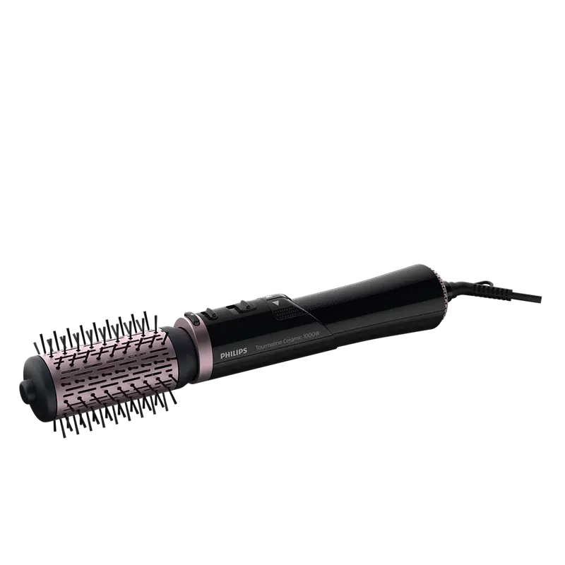 Фен-щётка Philips Dynamic Volumebrush Чёрный | Розовый