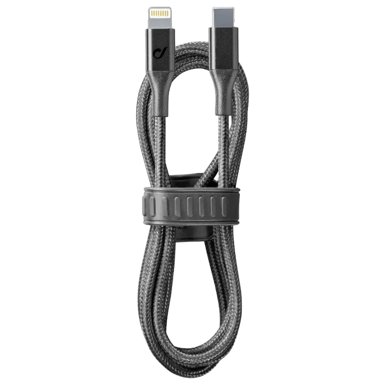 Cablu încărcare și sincronizare Cellularline Satellite MFI Negru