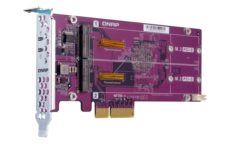 Карта расширения NAS Qnap QM2-2P-244A Бронзовый