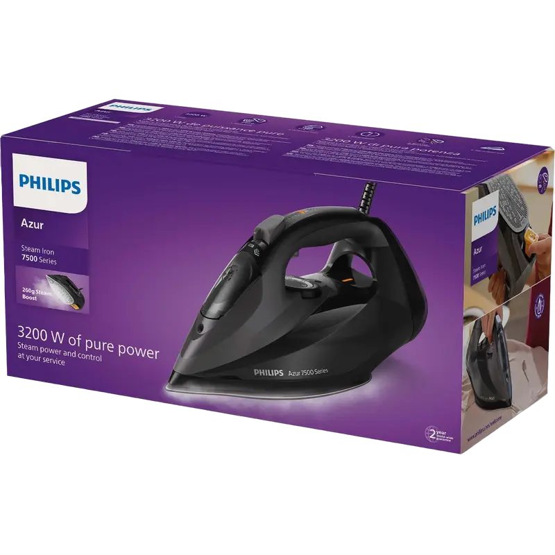 Утюг Philips Azur Чёрный