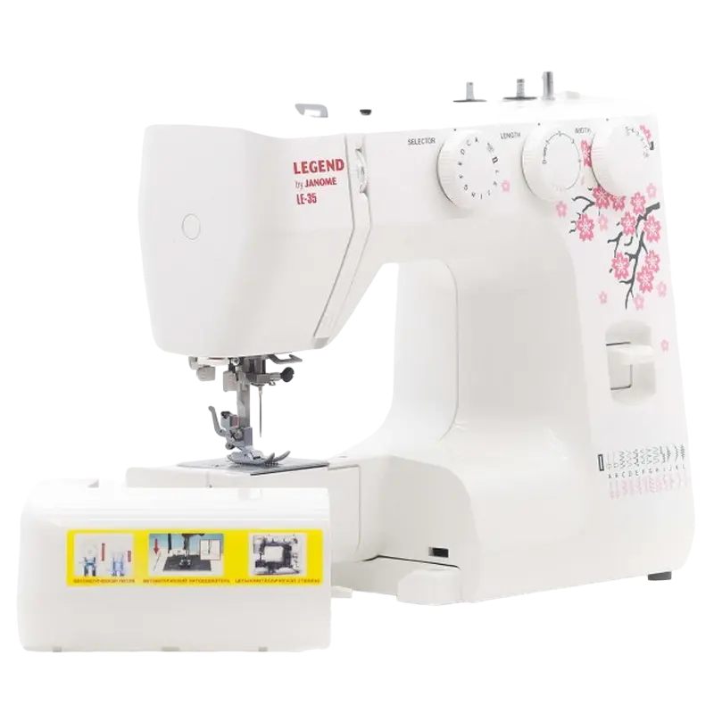 Швейная машина JANOME LE-35 Белый Розовый