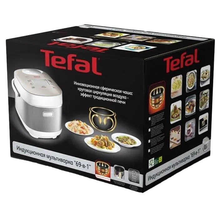 Мультиварка Tefal RK805E32 Белый | Серебристый