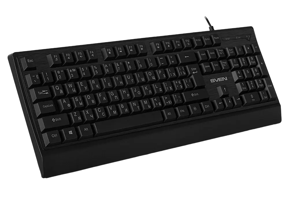 Клавиатура SVEN KB-C7150EL Мембрана Черный