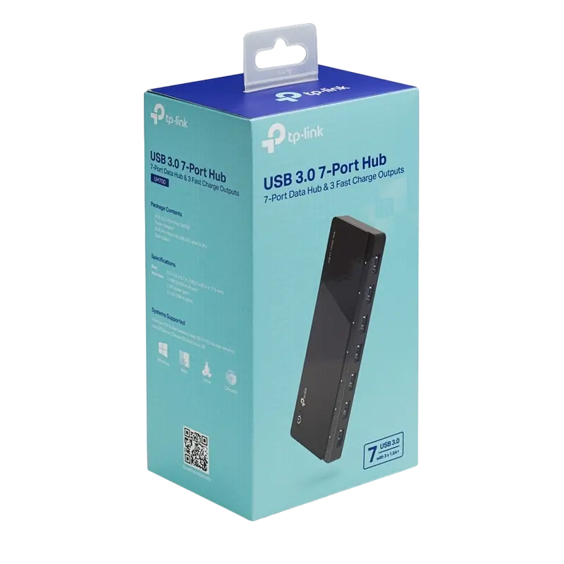 USB-концентратор TP-LINK UH700 Черный