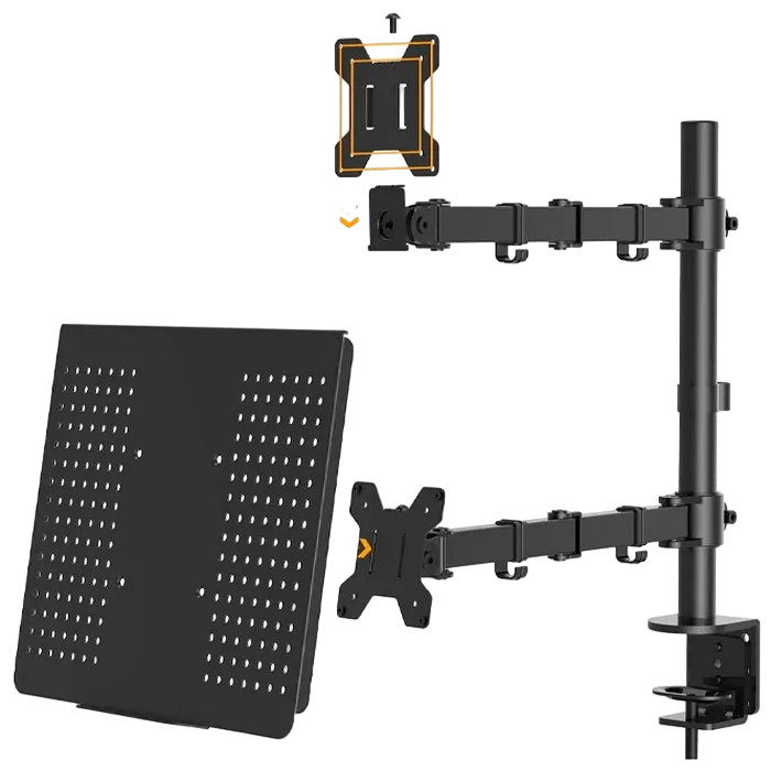 Suport birou pentru monitoare Gembird MA-DA-02 Negru