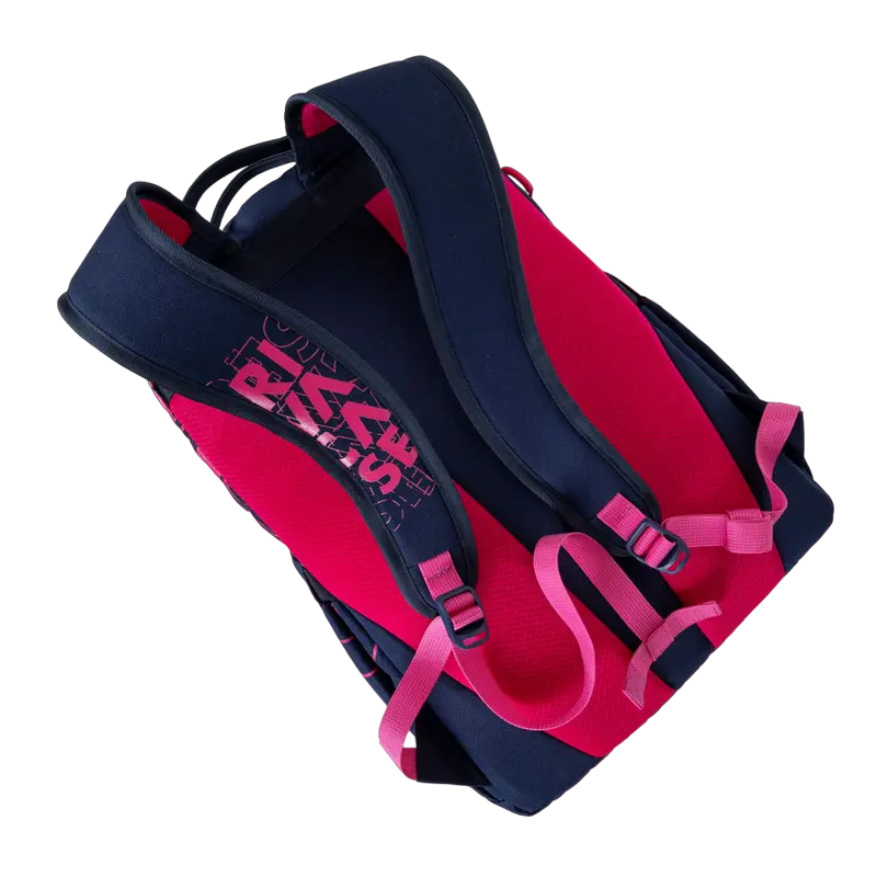 Повседневный рюкзак Rivacase Heide Темно-синий/Розовый