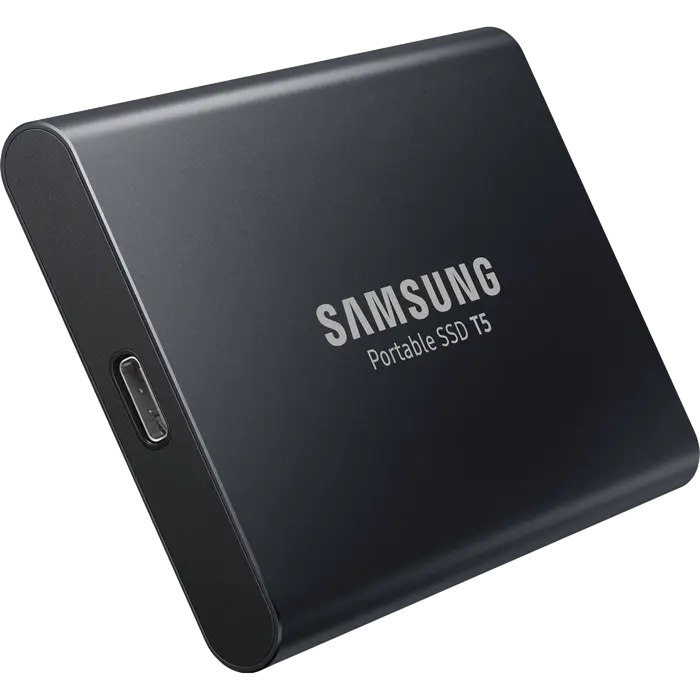 Внешний портативный SSD накопитель Samsung T5 1 ТБ Чёрный