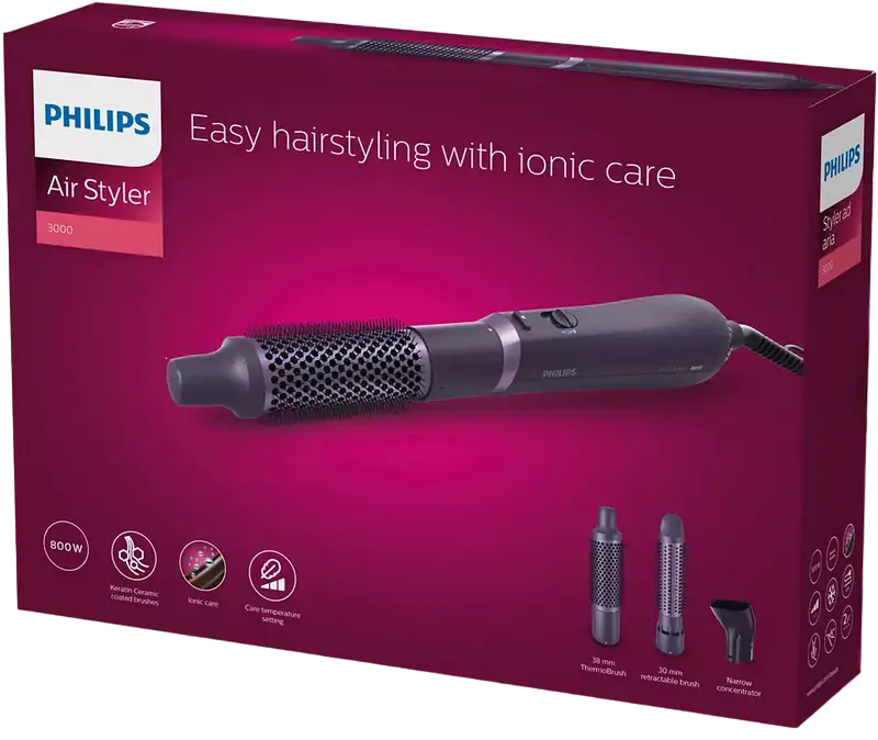 Фен-щётка Philips 3000 Series Фиолетовый