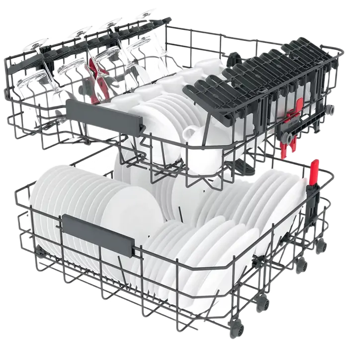 Посудомоечная машина Whirlpool WIC 3C33 PFE Серебристый