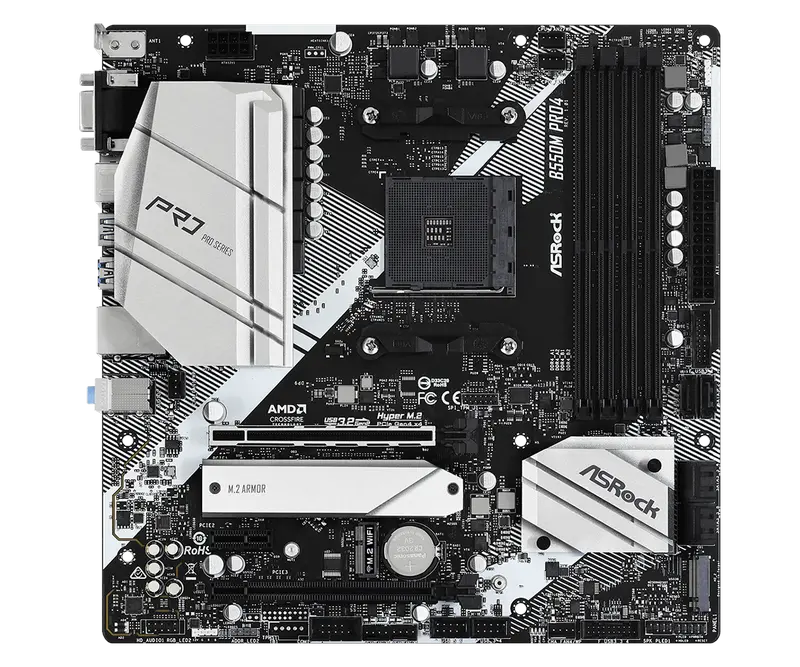 Placă de bază ASRock B550M Pro4 AM4 Micro-ATX