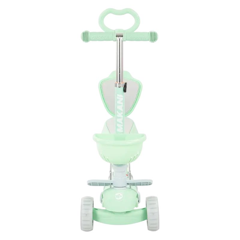 Детский 3-колесный самокат Makani BonBon Бирюзовый