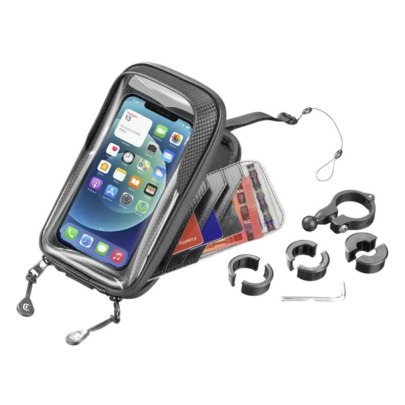 Автомобильный держатель Cellularline Rider Shield Черный