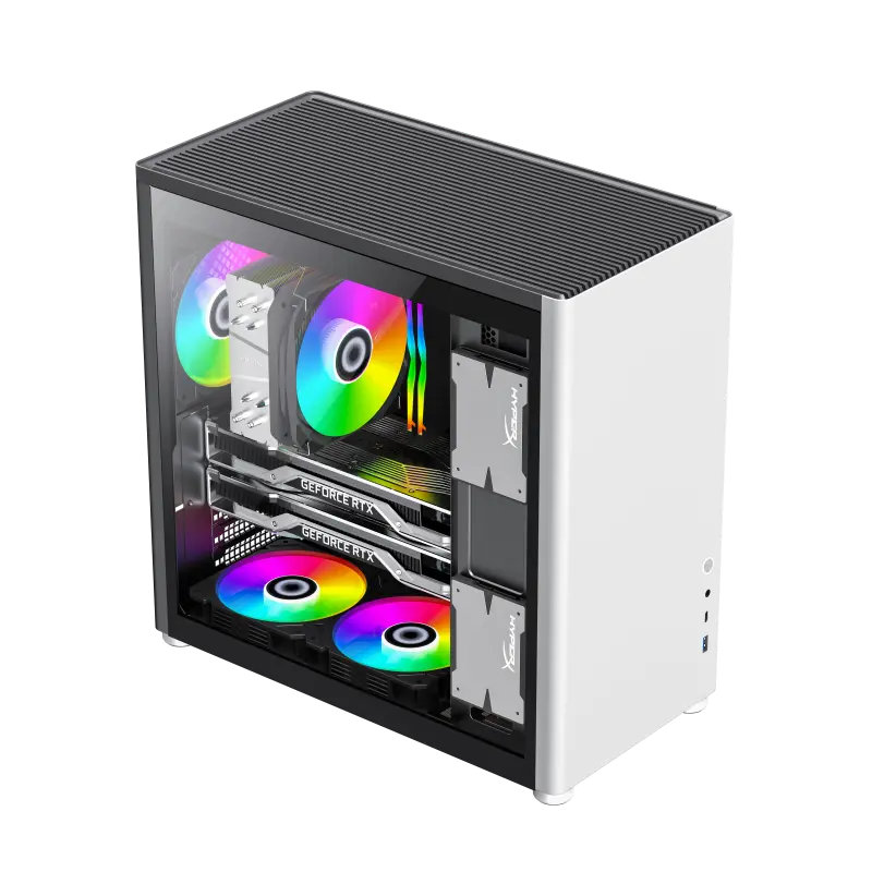 Компьютерный корпус Gamemax SPARK PRO WT Mini-Tower Белый