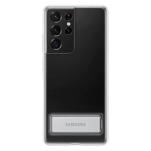 Чехол Samsung Galaxy S21 Ultra Clear Standing Cover Clear Прозрачный