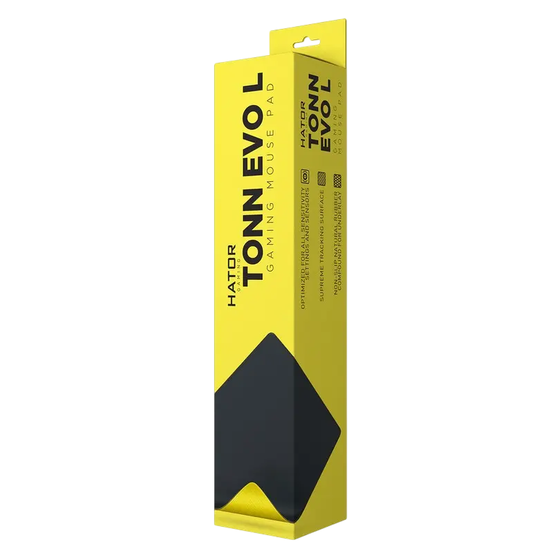 Mouse Pad pentru jocuri HATOR Tonn EVO L Negru