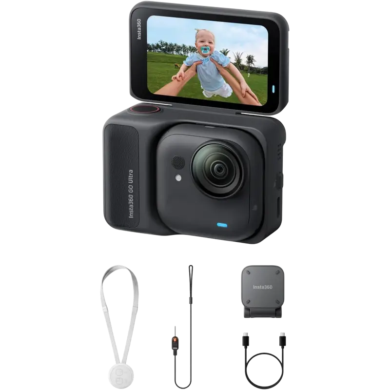 Экшн-камера Insta360 GO Ultra Standard Bundle Черный