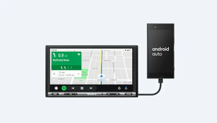 Автомобильный видеорегистратор SONY XAV-AX3250 Черный